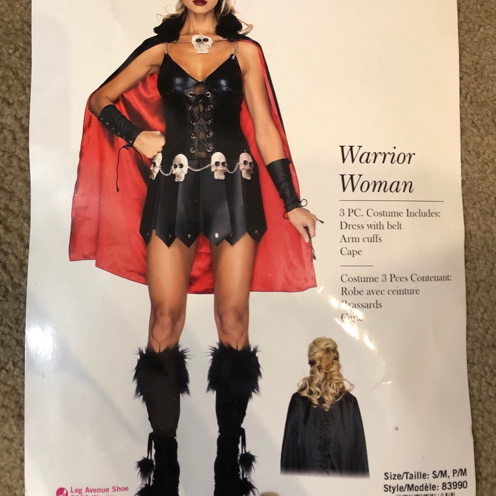 Halloween Warrior Woman Costume